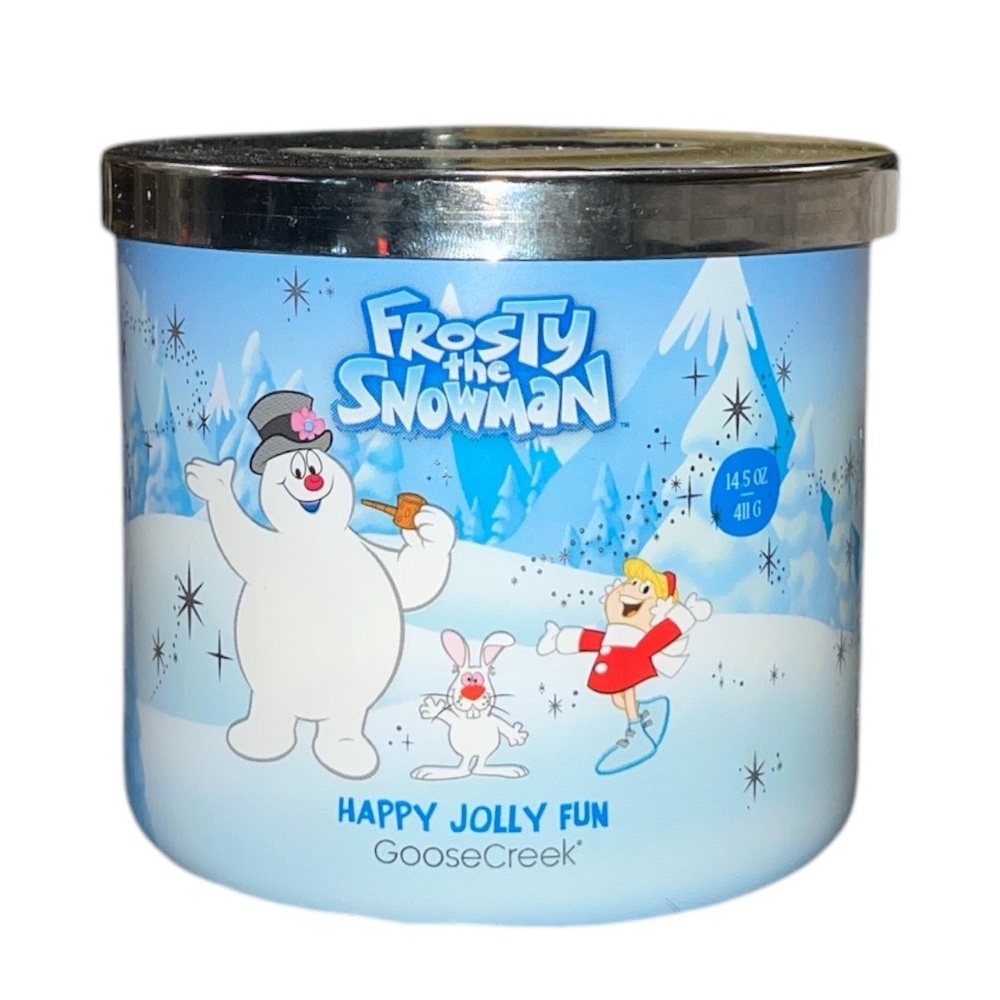Frosty The Snowman Happy Jolly Fun 14.5 oz 3-wick Candle